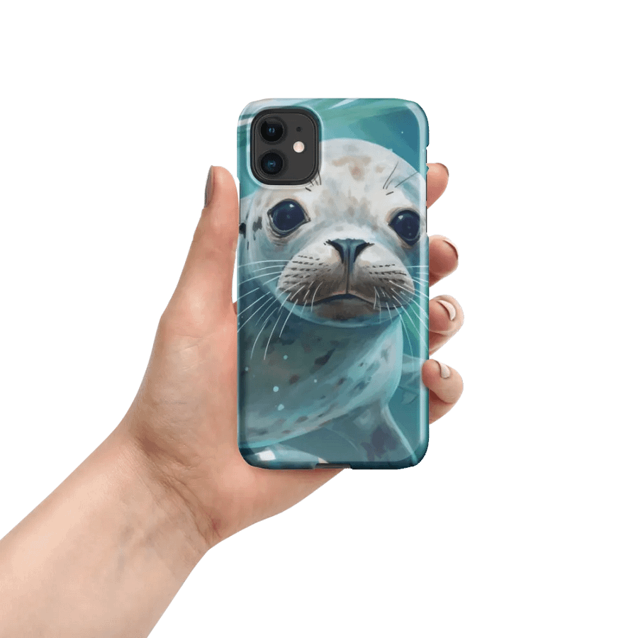 Whiskered Seal iPhone® Snap Case product image (7)