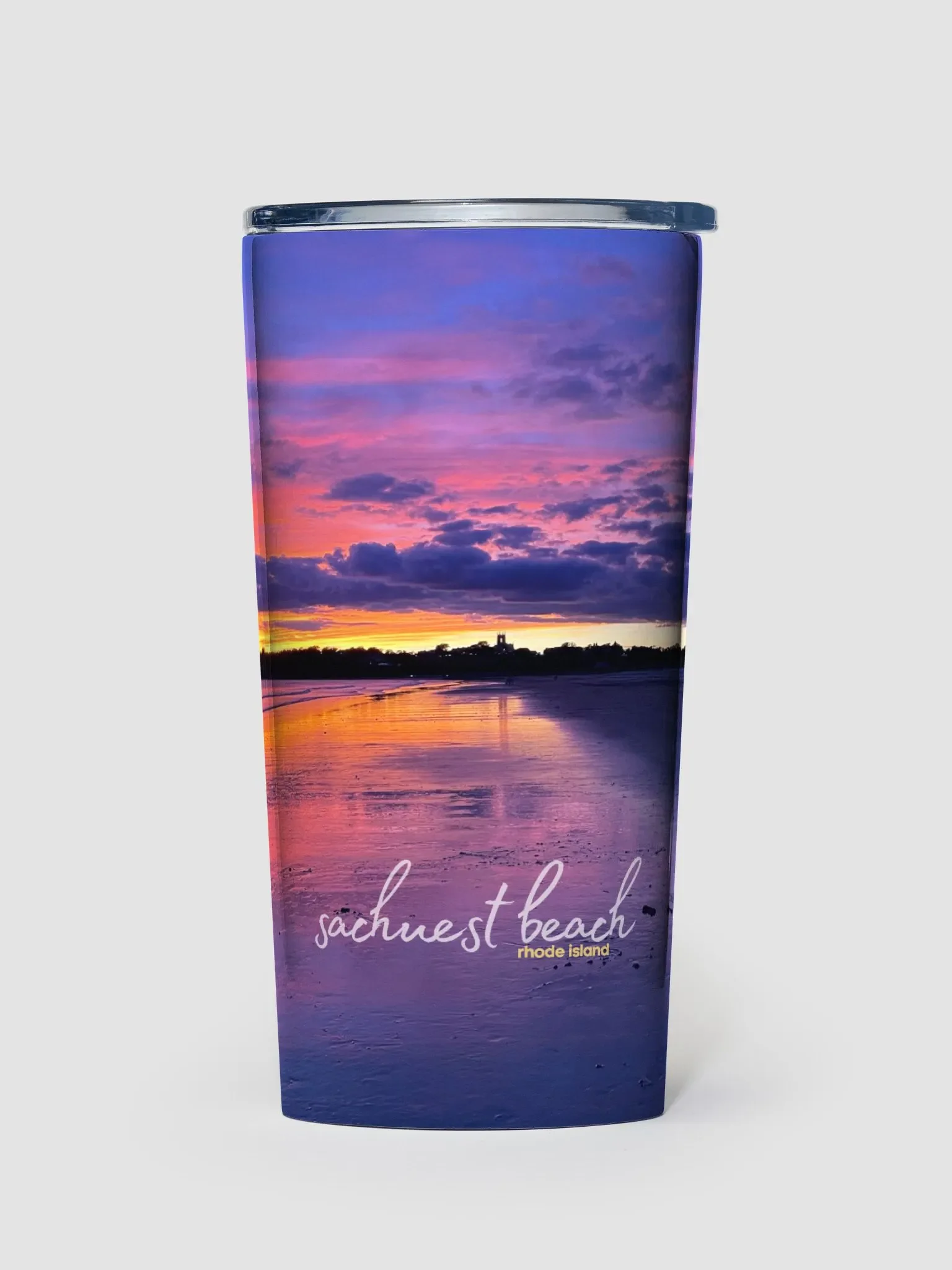 The Ocean State Series: Sachuest Sunset Stainless Steel 20oz Tumbler product image (1)