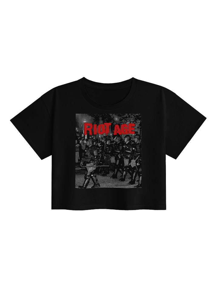 Women's "Land of the Free" lyric Crop Top product image (1)