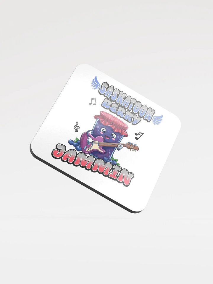 Saskatoon Berry Jammin Jar Cork Coaster product image (2)