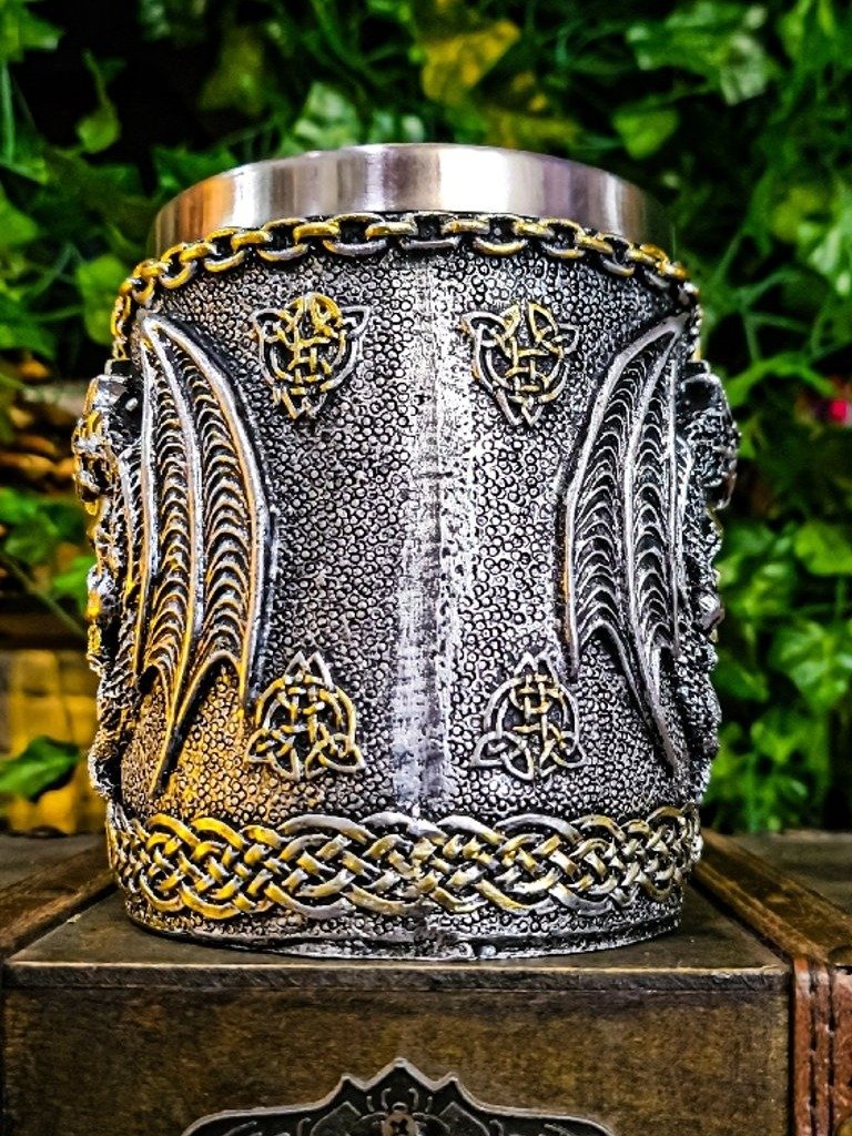 The Armored Kingdom Dragonborn Blade and Skull Deathbrew Mug product image (3)