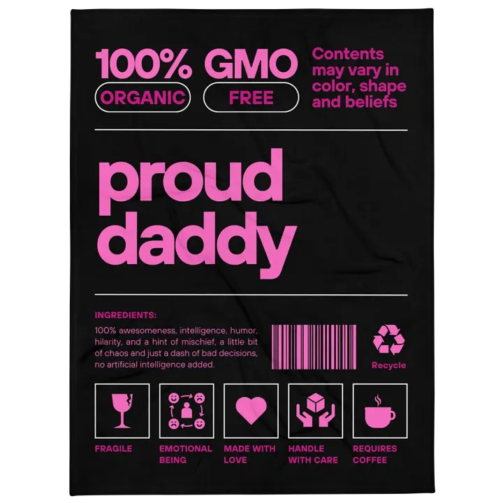 Proud Daddy Throw product image (1)