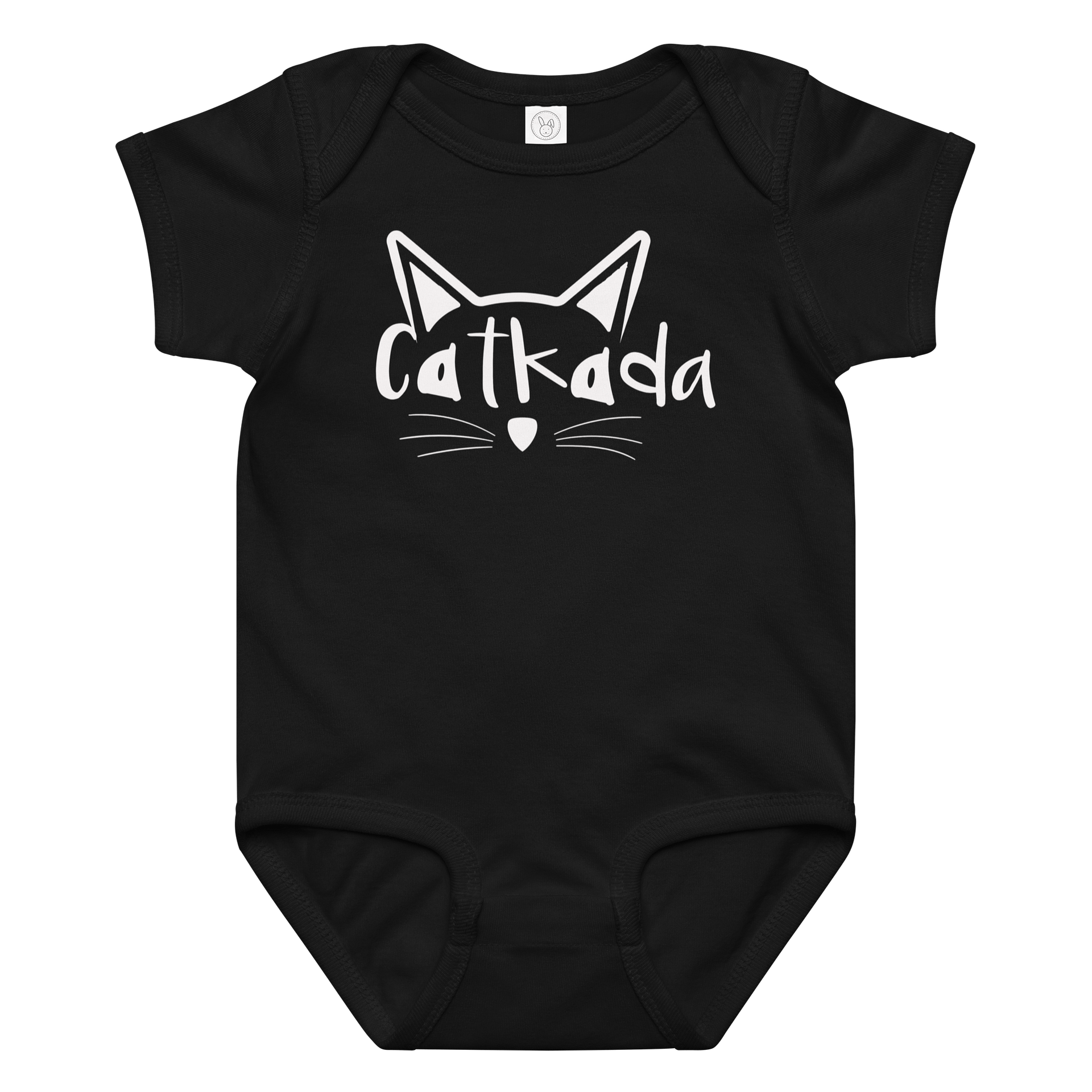 CATKADA LOGO BLACK BODYSUIT FOR KIDS product image (1)