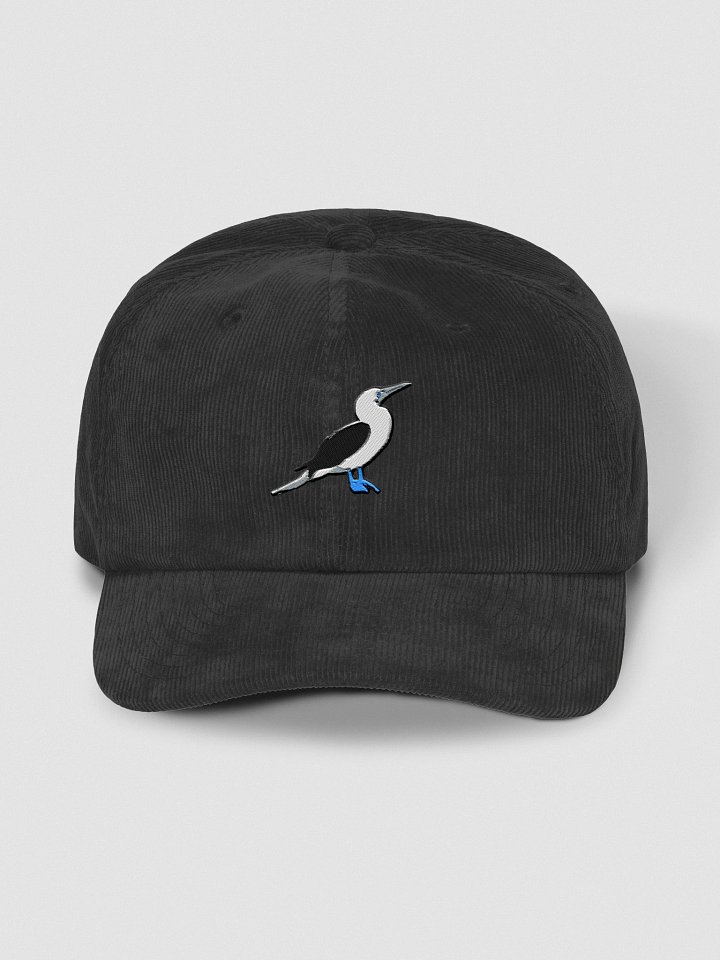 Blue Footed Booby Avian Elegance Embroidered Corduroy Dad Hat product image (4)