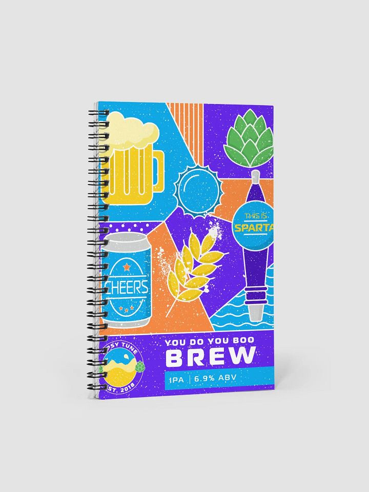 You Do You Boo Brew Beer Spiral Notebook product image (1)