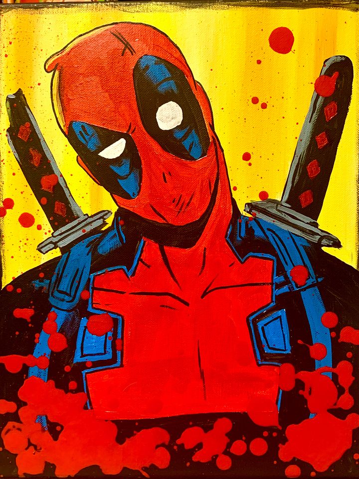 Canvas Print “Redpool” Head-cocked product image (1)