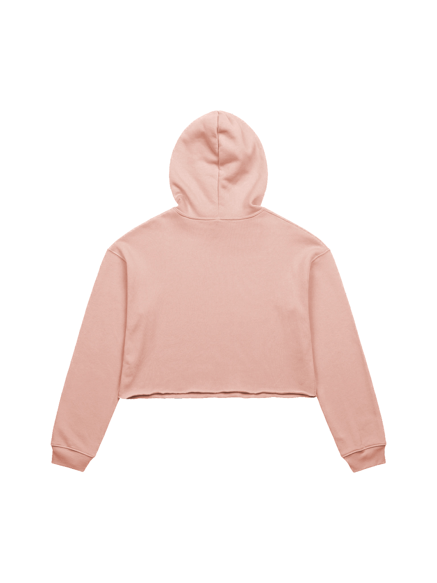 Furry Trash Crop Hoodie – Bubble Logo (White Print) product image (2)