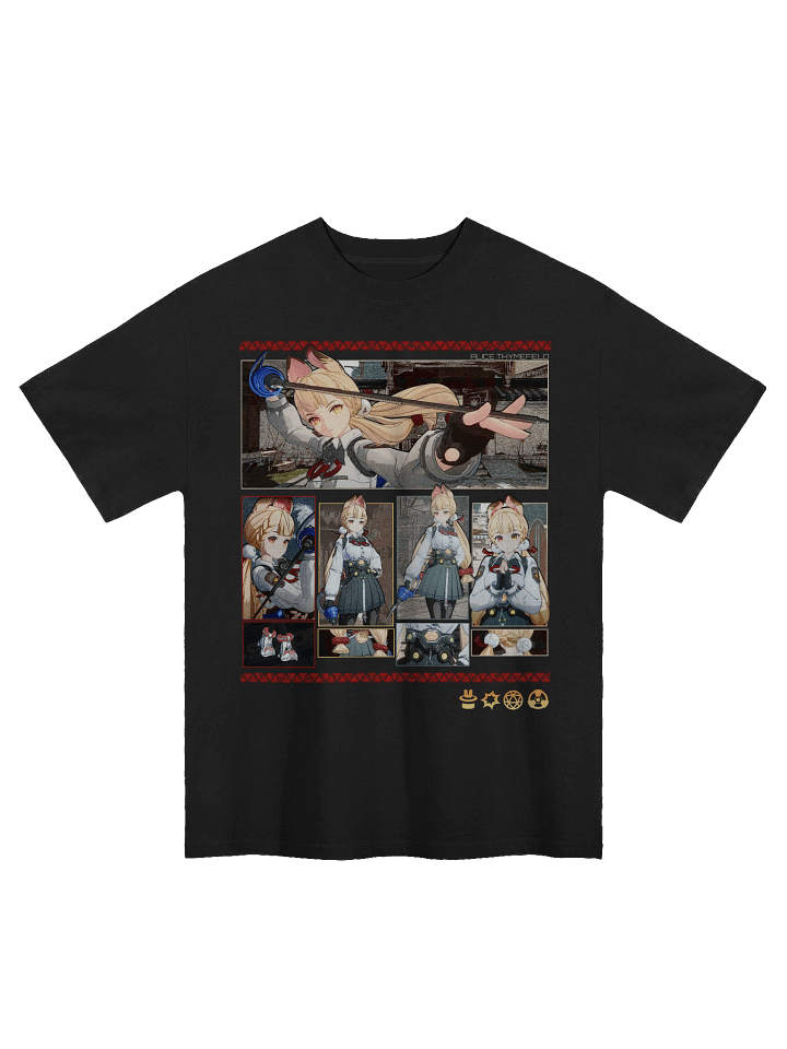 Alice Oversized Premium Heavyweight T-Shirt Front and Back print Zenless Zone Zero product image (1)