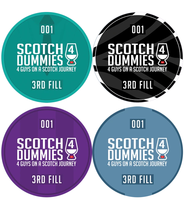 Whisky Glass Topper Challenge Coin 3rd Fill (1 Set of 4) product image (3)