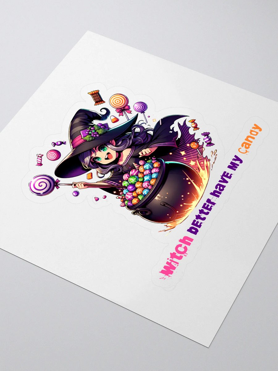 Whimsical Witch Kiss Cut Stickers product image (3)