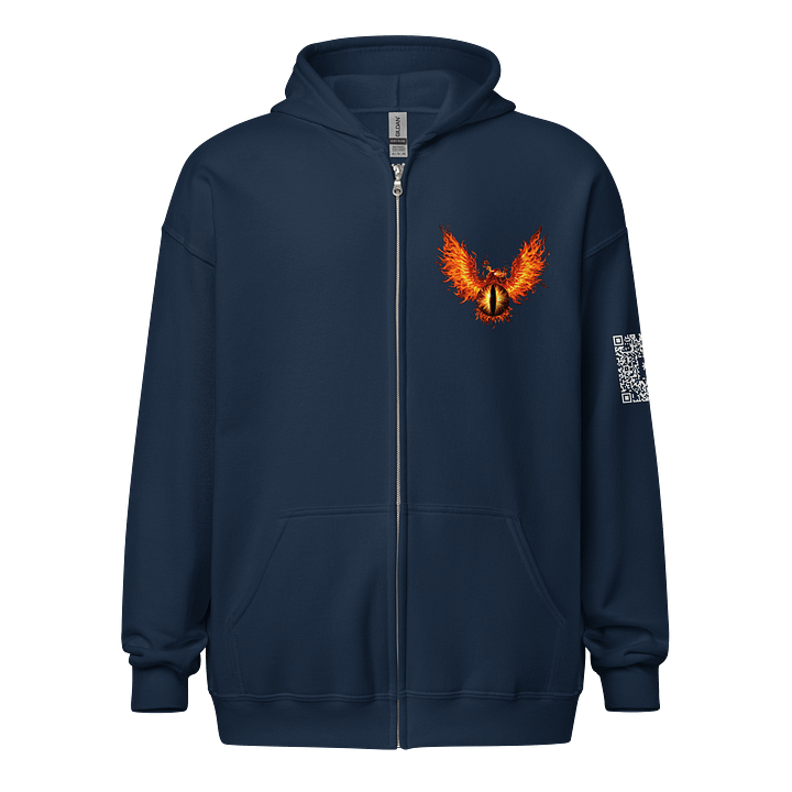 Gildan Zip-up Hoodie in Navy product image (1)