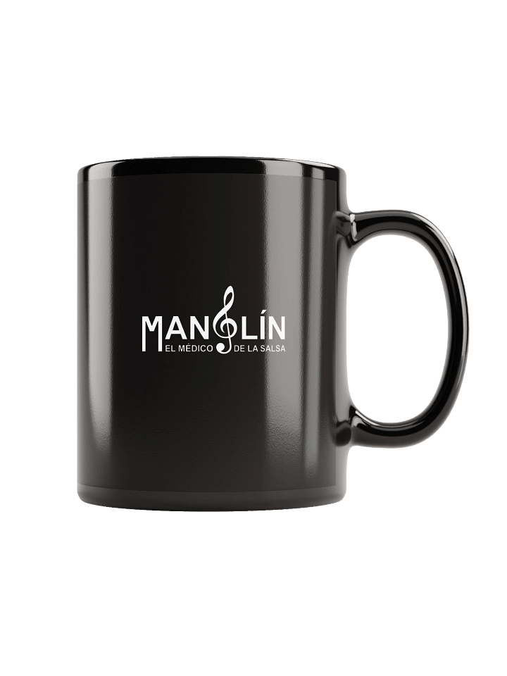 Manolín - Black Glossy Mug product image (1)
