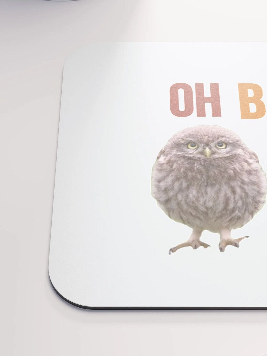 Oh Ballz Classic Mouse Pad (White) product image (6)