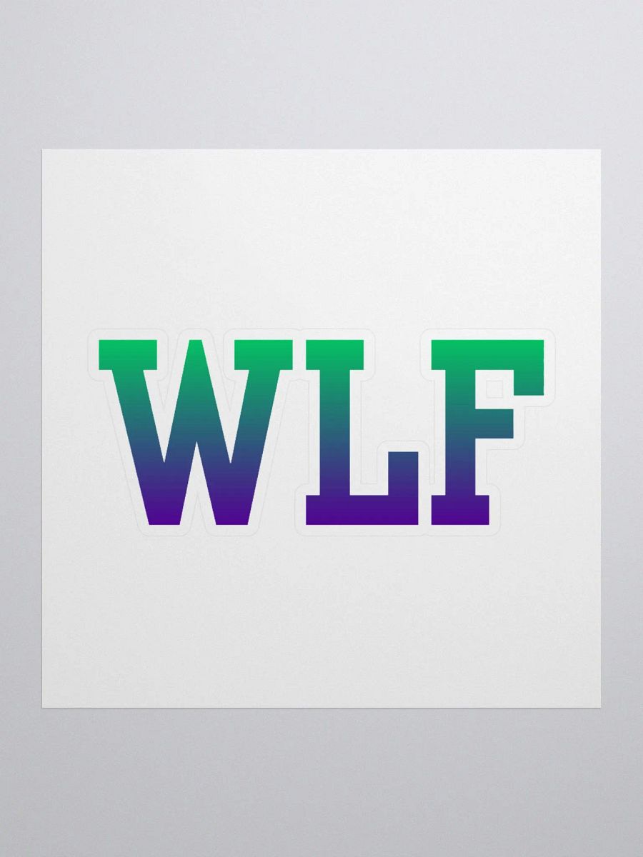 WLF Collaboration Sticker 3x3 product image (1)