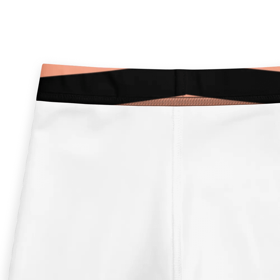 Striped Black and Rosebeige Kids Leggings product image (4)