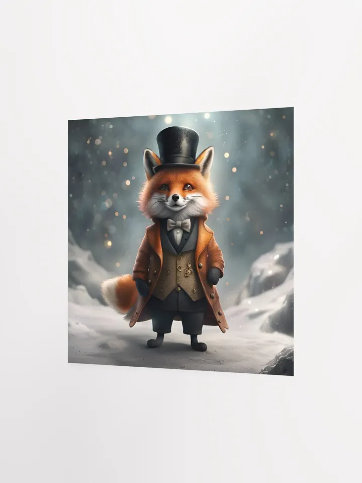 Smart Dressed Fox Poster product image (4)