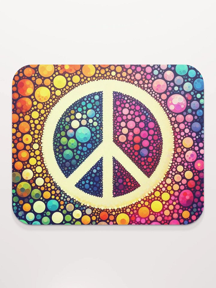 Psychedelic Peace Mouse Pad product image (2)