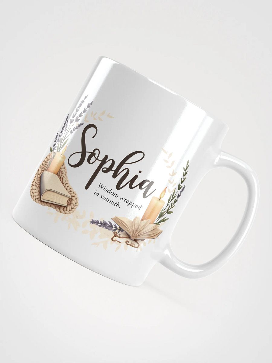 Celebrate the Beauty of Wisdom: Sophia Mug – Sophia, Wisdom Wrapped in Warmth product image (4)