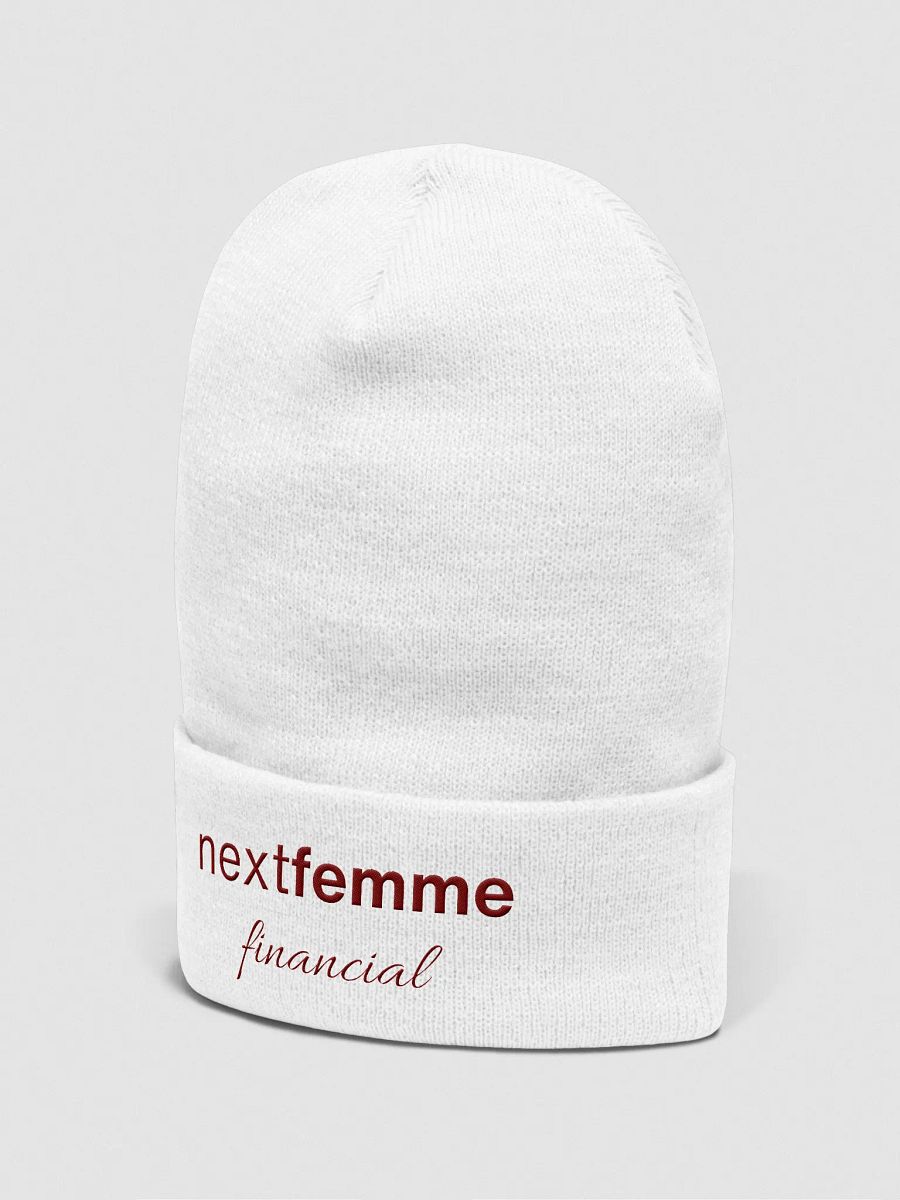 Next-Gen Cuffed Beanie with Maroon Logotype product image (5)