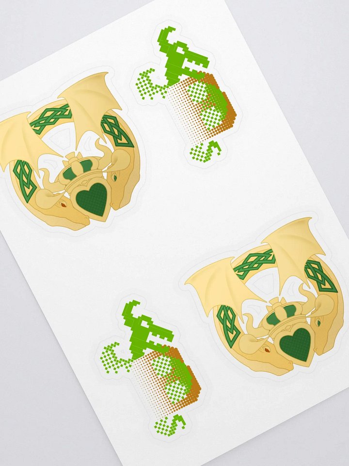 Báirseach Crests Sticker Sheet product image (1)