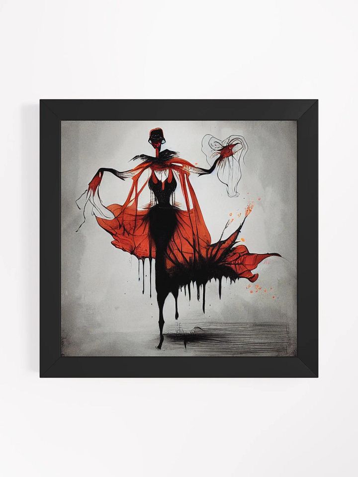 Vibrant Ayous Wood Framed Matte Poster product image (3)