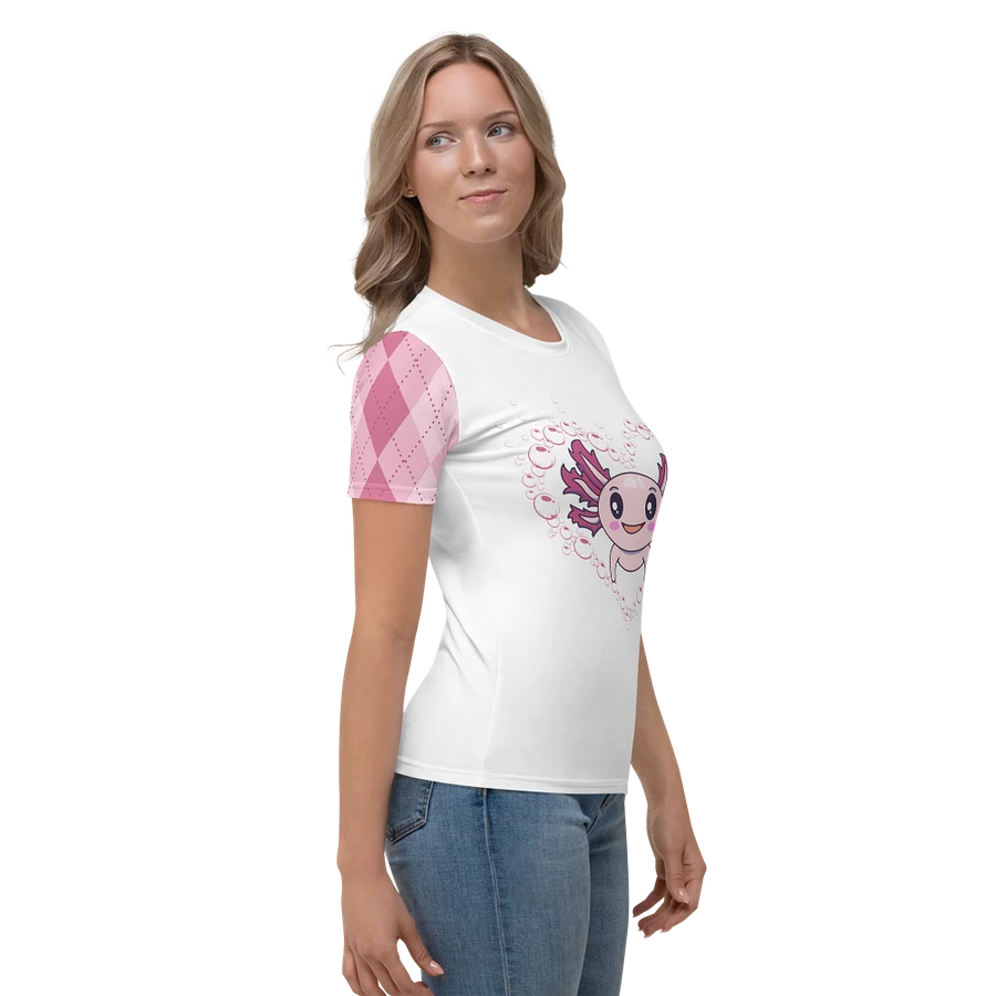 Pink And White Axolotl T-Shirt product image (7)