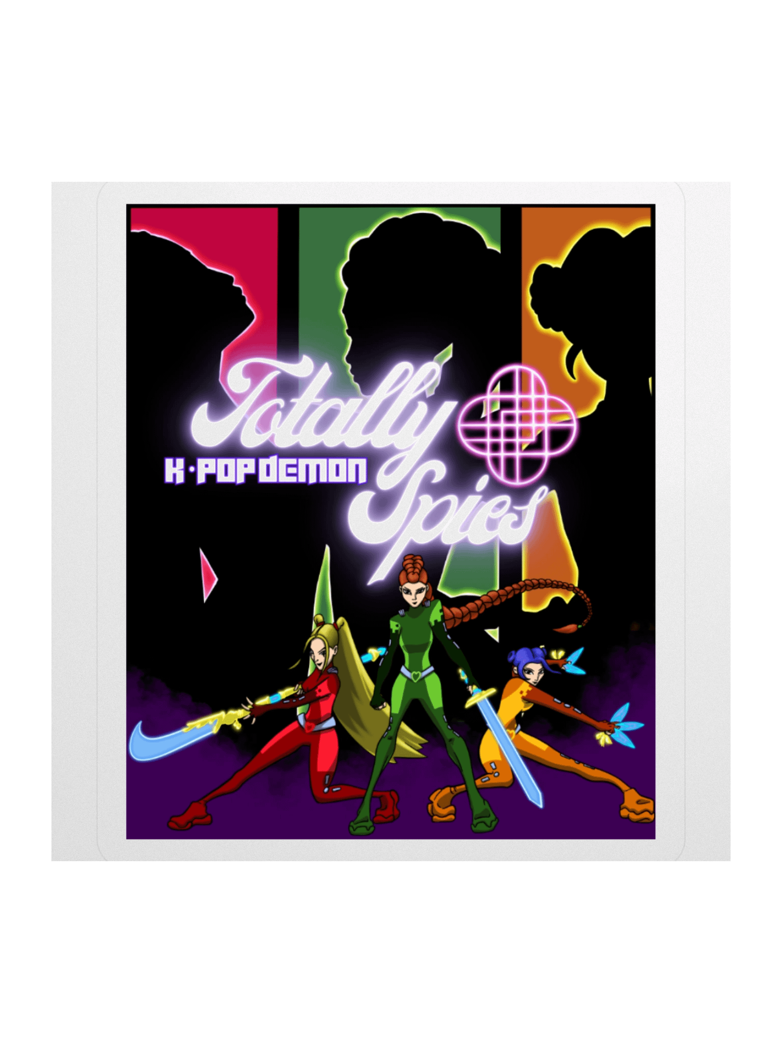 HUNTR/X x Totally Spies Sticker product image (1)