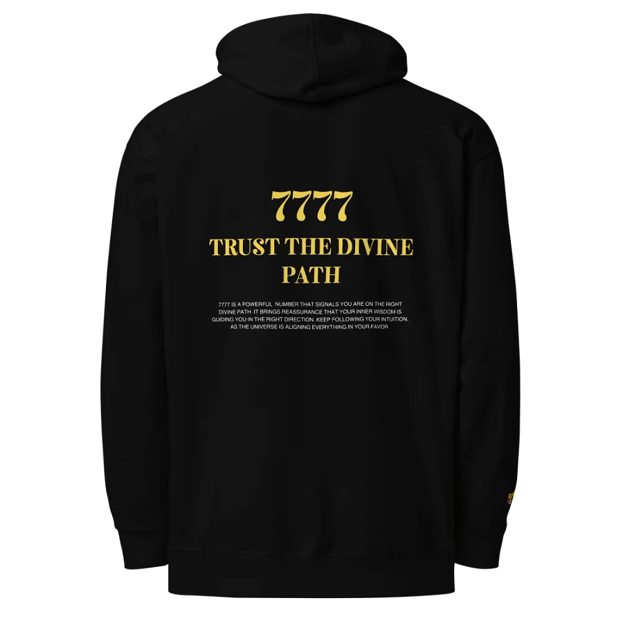 7777 Trust the Divine Path Unisex Hoodie – Embrace Divine Guidance product image (7)