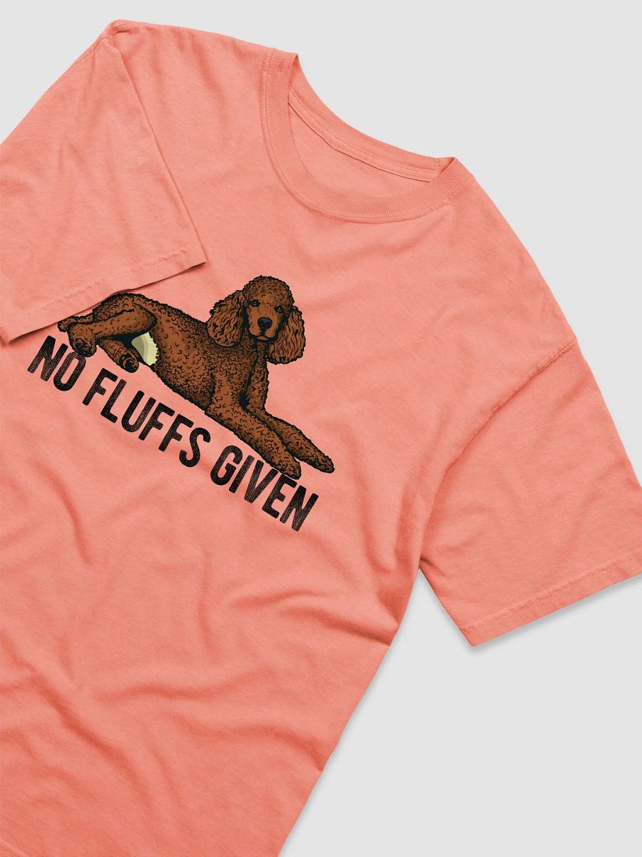 No Fluffs Given T-Shirt of a Standard Poodle(Red) | Funny T-Shirt for Poodle Paw-rents product image (29)