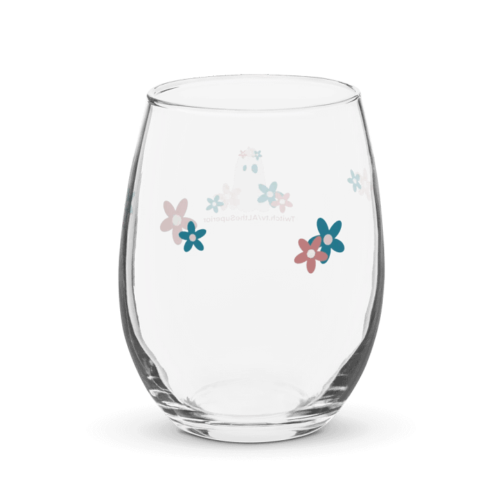 Floral Ghost Wine Glass product image (2)