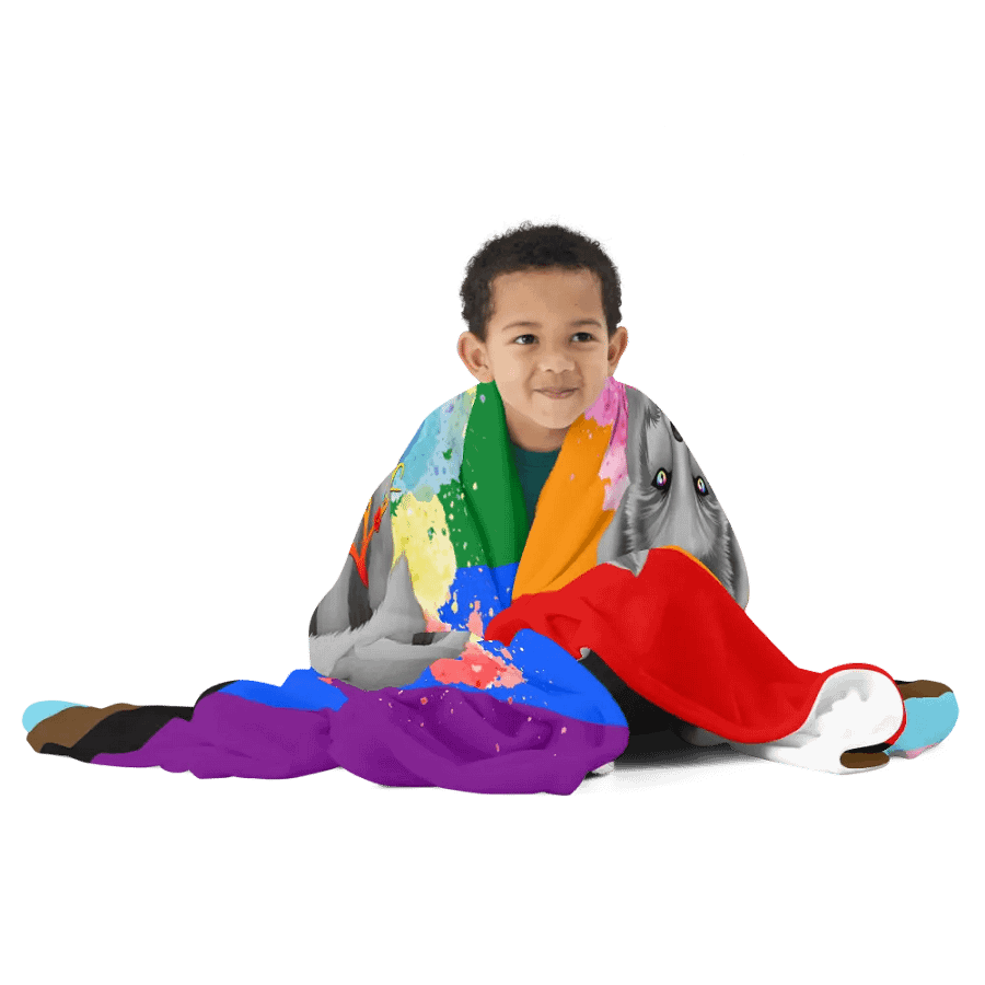 Progress Pride Fox Blanket (2023) product image (12)
