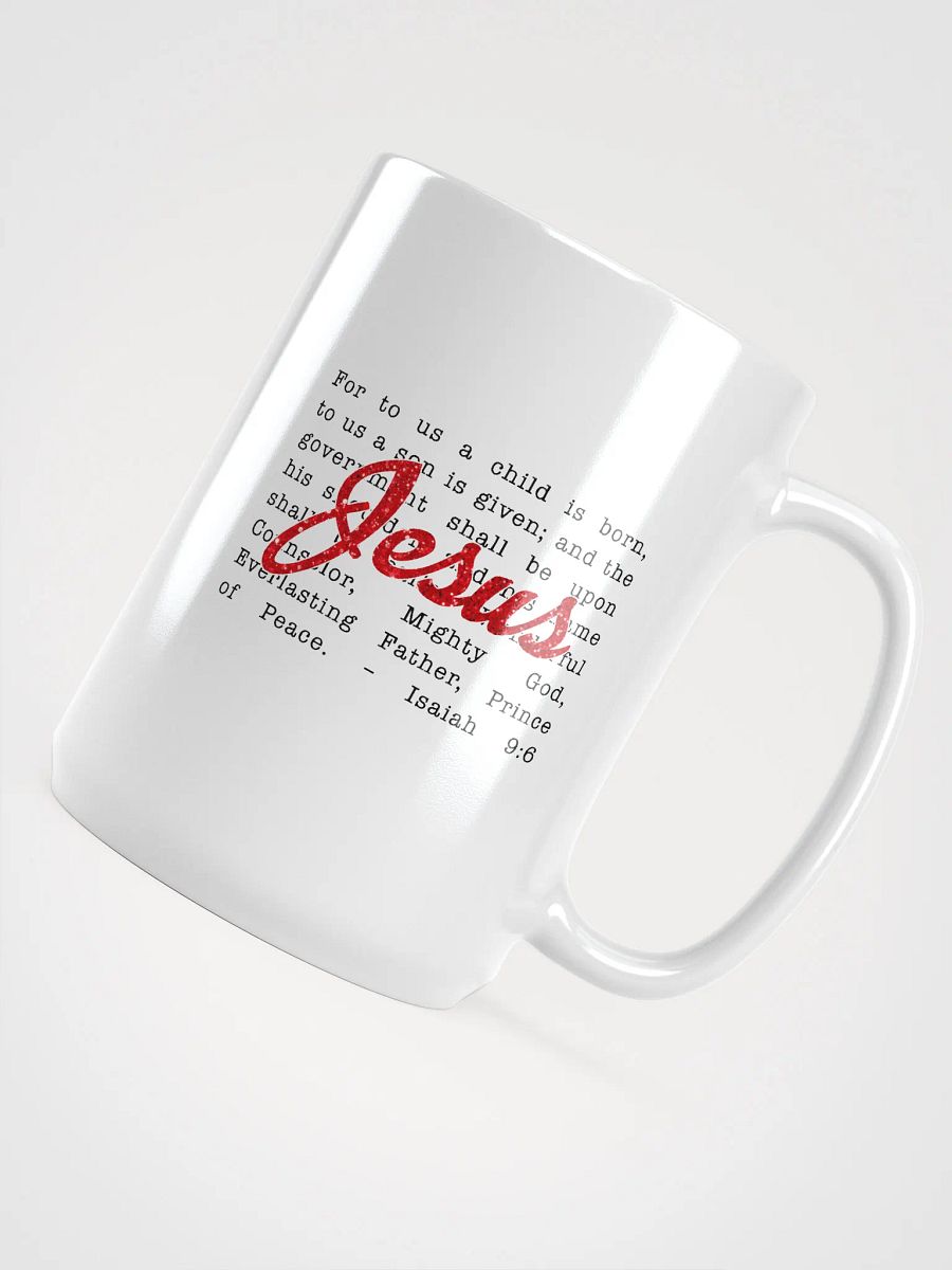 Glittering Jesus White Glossy Mug product image (4)
