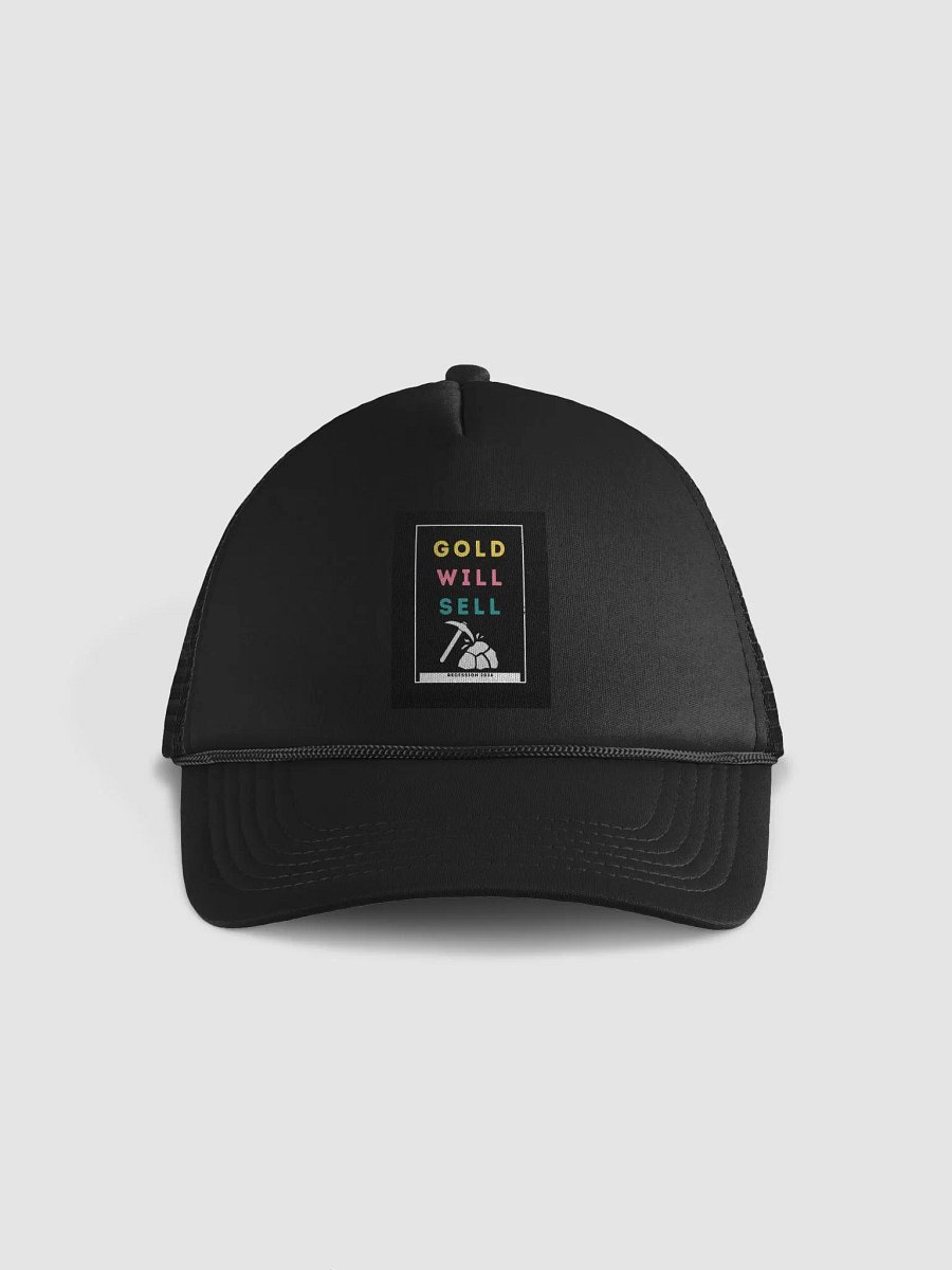 Gold Will Sell Poster Trucker Hat product image (1)