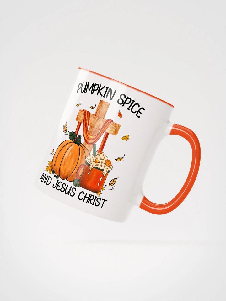 Pumpkin Spice and Jesus Christ Ceramic Mug product image (2)
