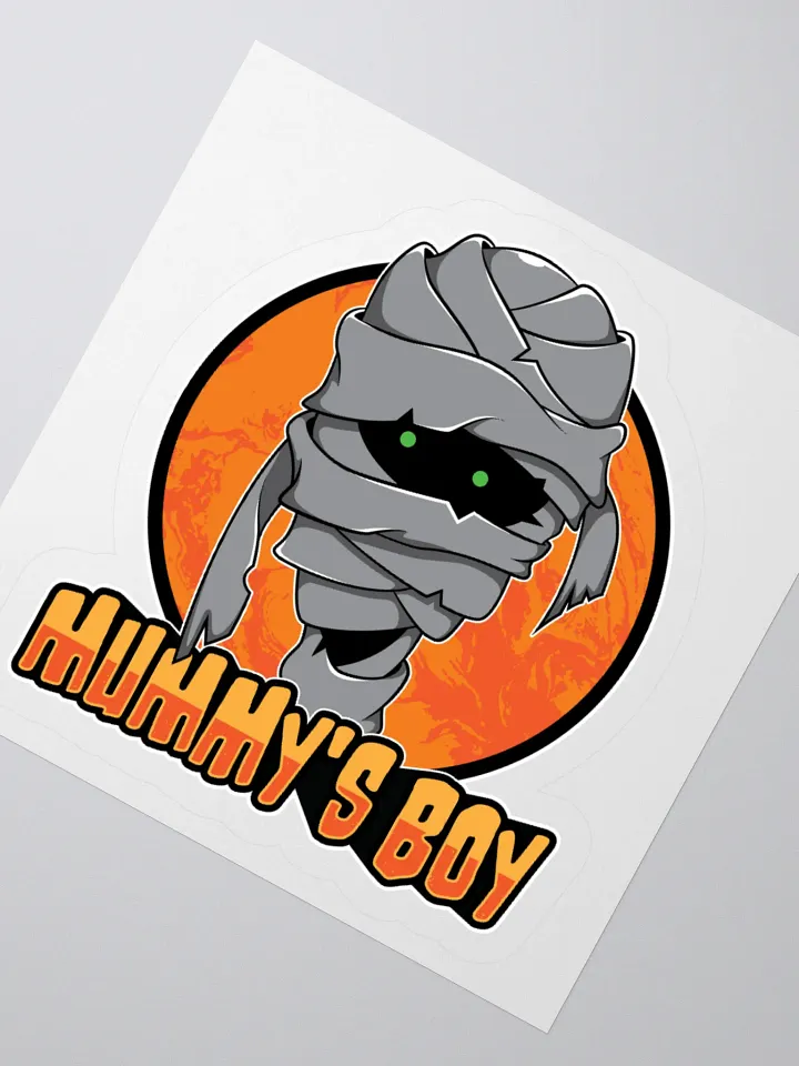 Mummy’s Boy Funny Horror Sticker – Cute & Spooky! product image (6)