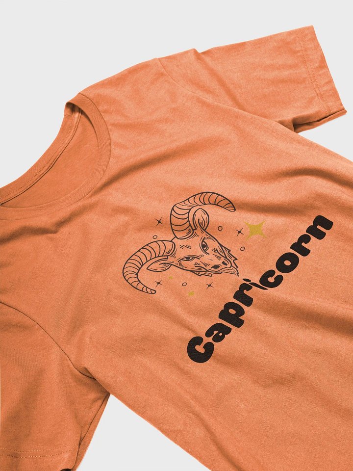 Capricorn Goat T-shirt - Black Writing product image (2)