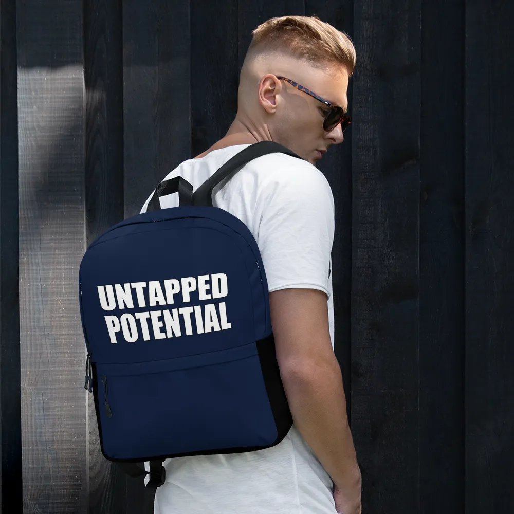 Untapped Potential Navy Blue Backpack product image (8)