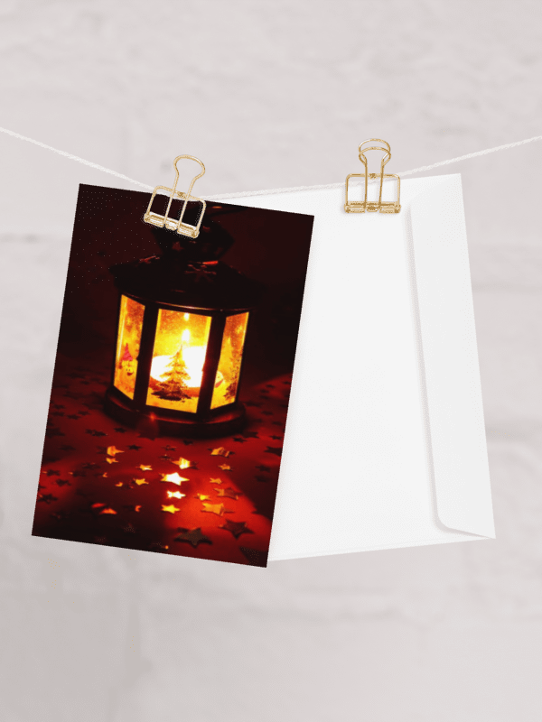 Festive Glow Lantern Greeting Card product image (1)