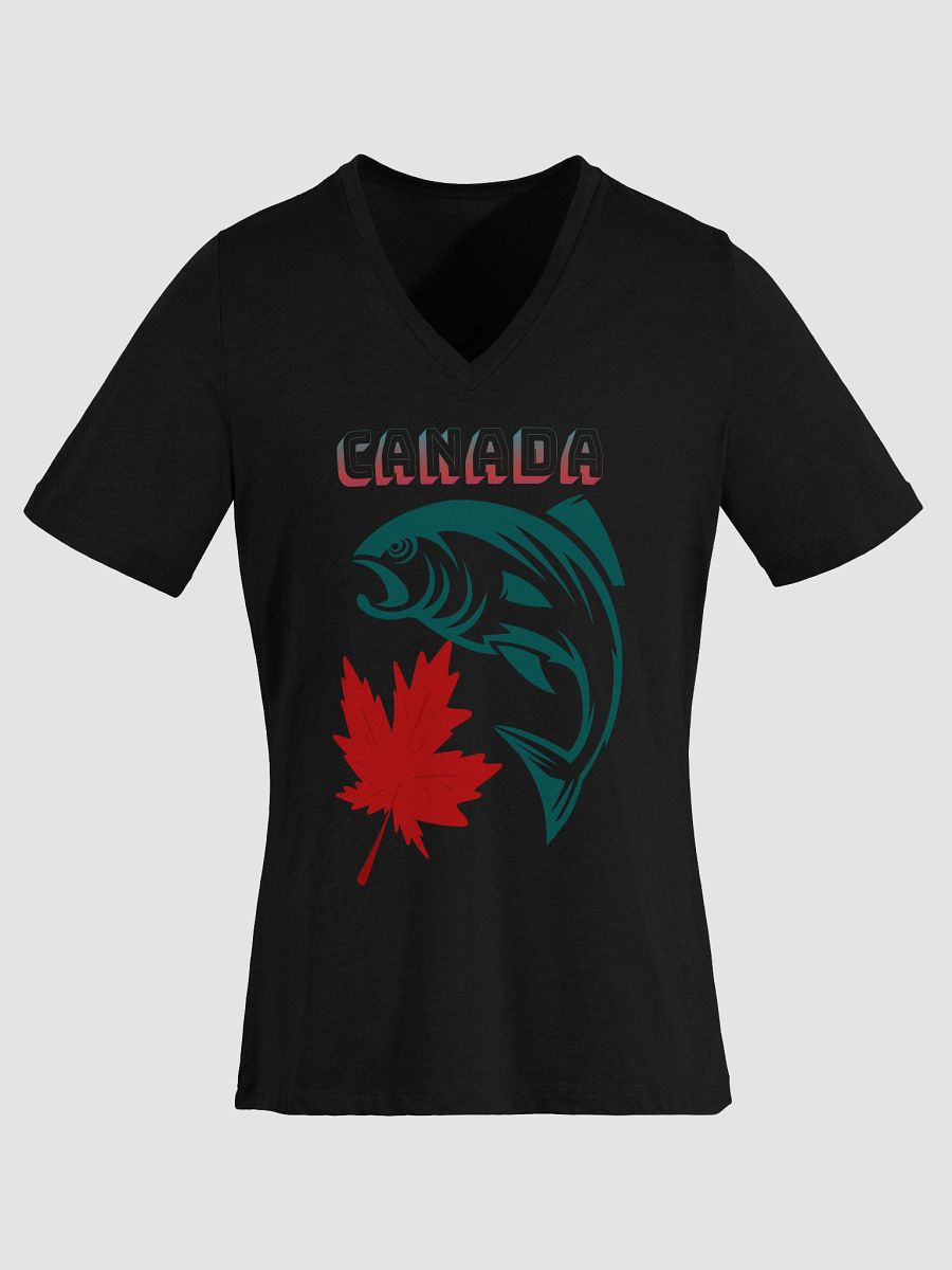 Maple Fish Canada V-Neck Tee product image (10)