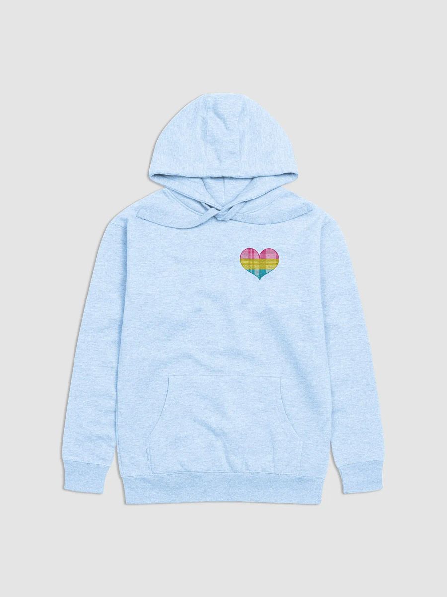 Flannel Heart Hoodie - PanPride product image (1)