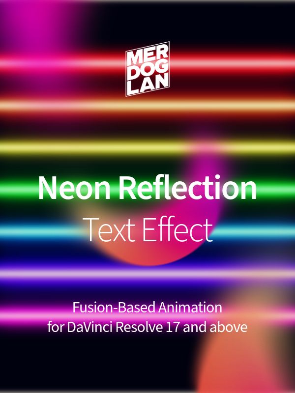 Neon Reflection Text product image (1)