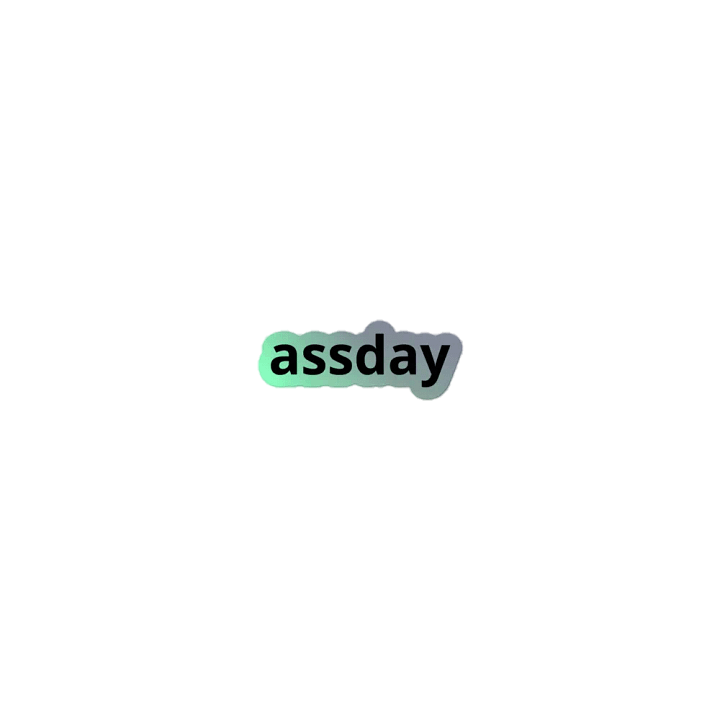 Assday Sticker product image (1)