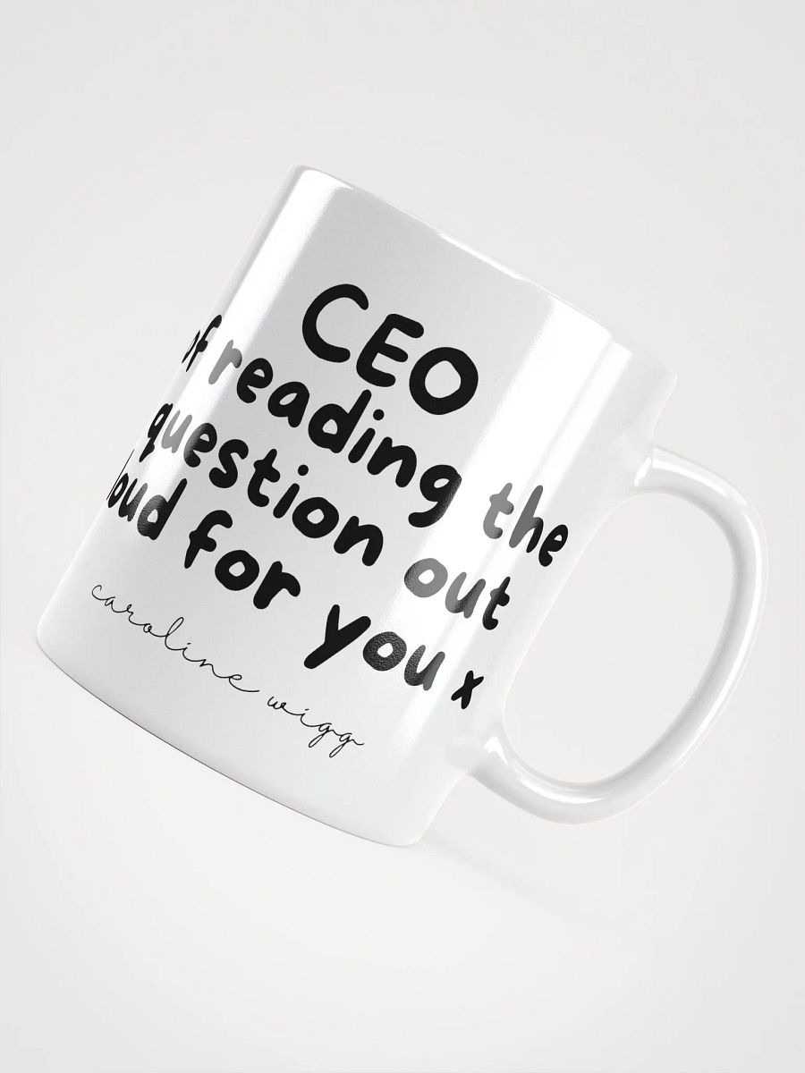 Reading The Question Aloud Mug - White product image (10)