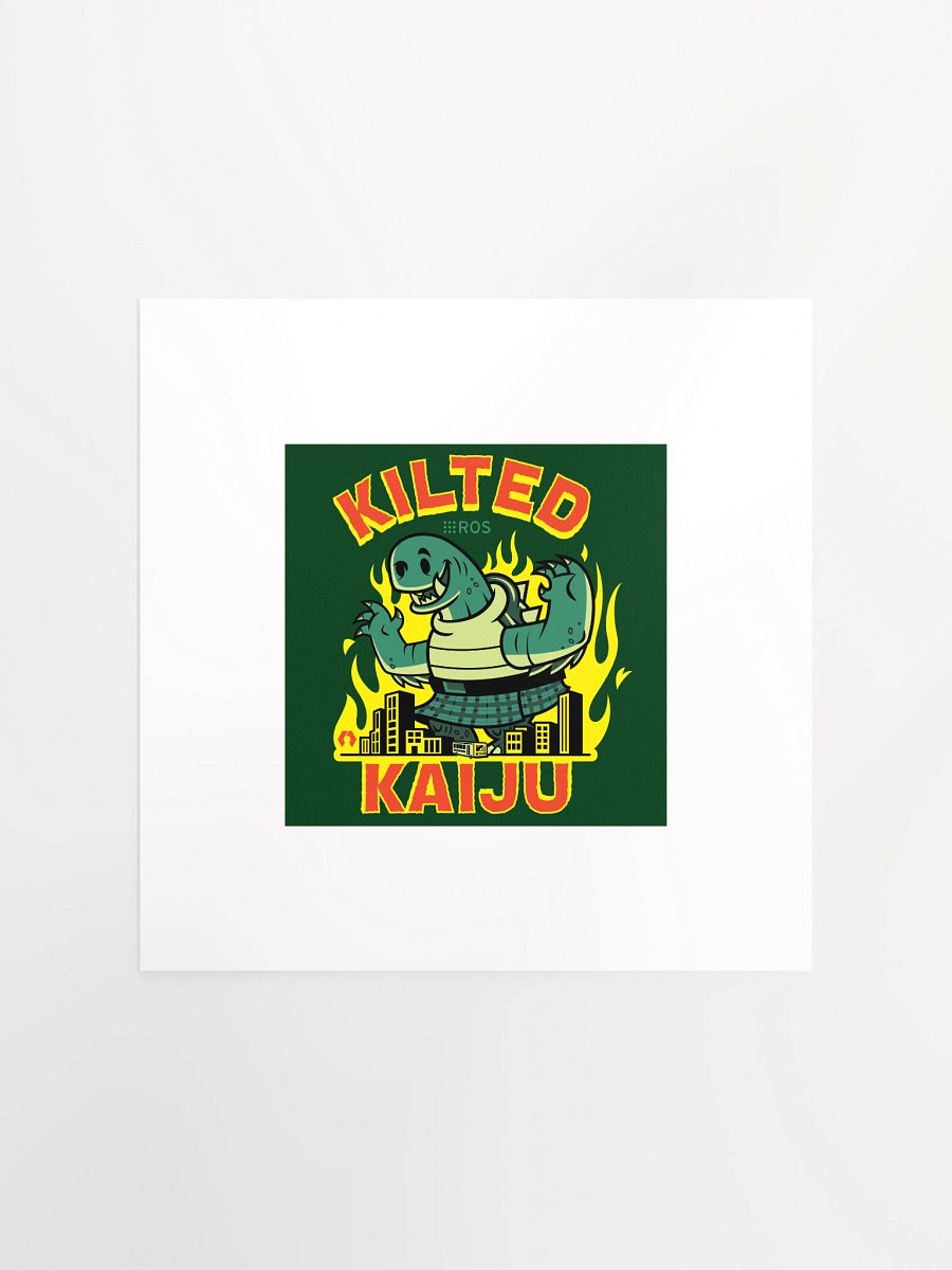 Kilted Kaiju unframed poster product image (2)