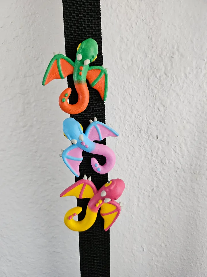 Gummy Wyrm 3D Pin product image (1)