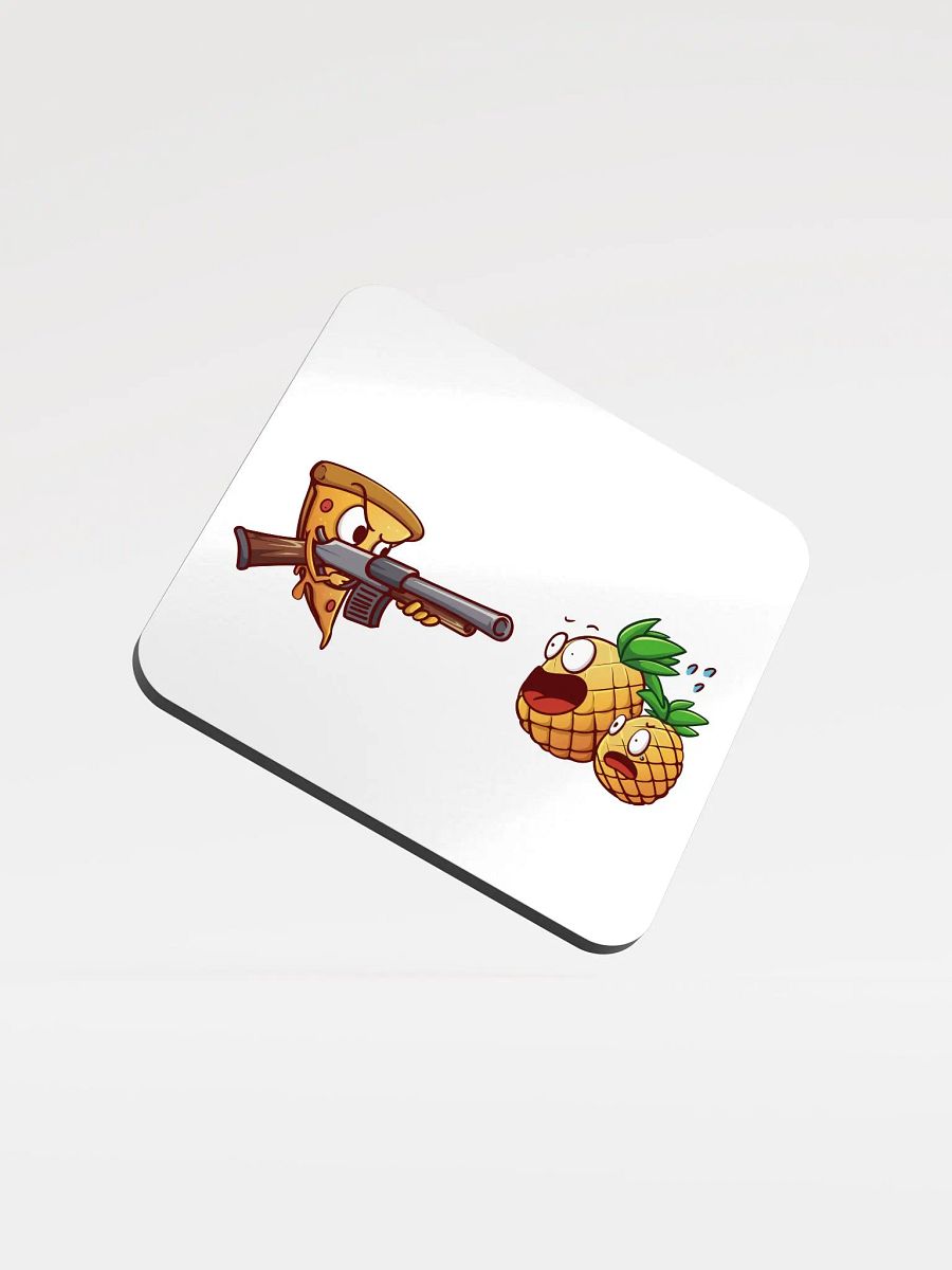 Pizza Hates Pineapple Coaster product image (1)