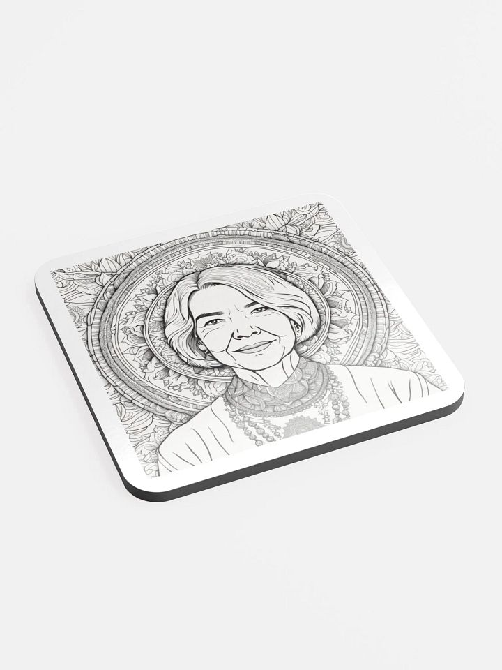 Mandala Muse Glossed Cork Coaster product image (2)