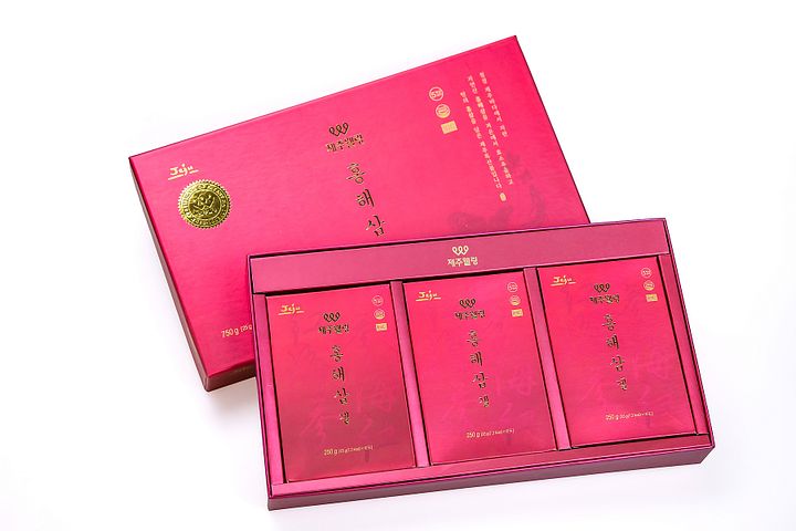 參養禮盒：JEJUWELLING韓國濟州島紅海蔘修復飲1盒+金正煥蜂蜜紅蔘片1盒送阿里山高山烏龍茶1袋 product image (2)
