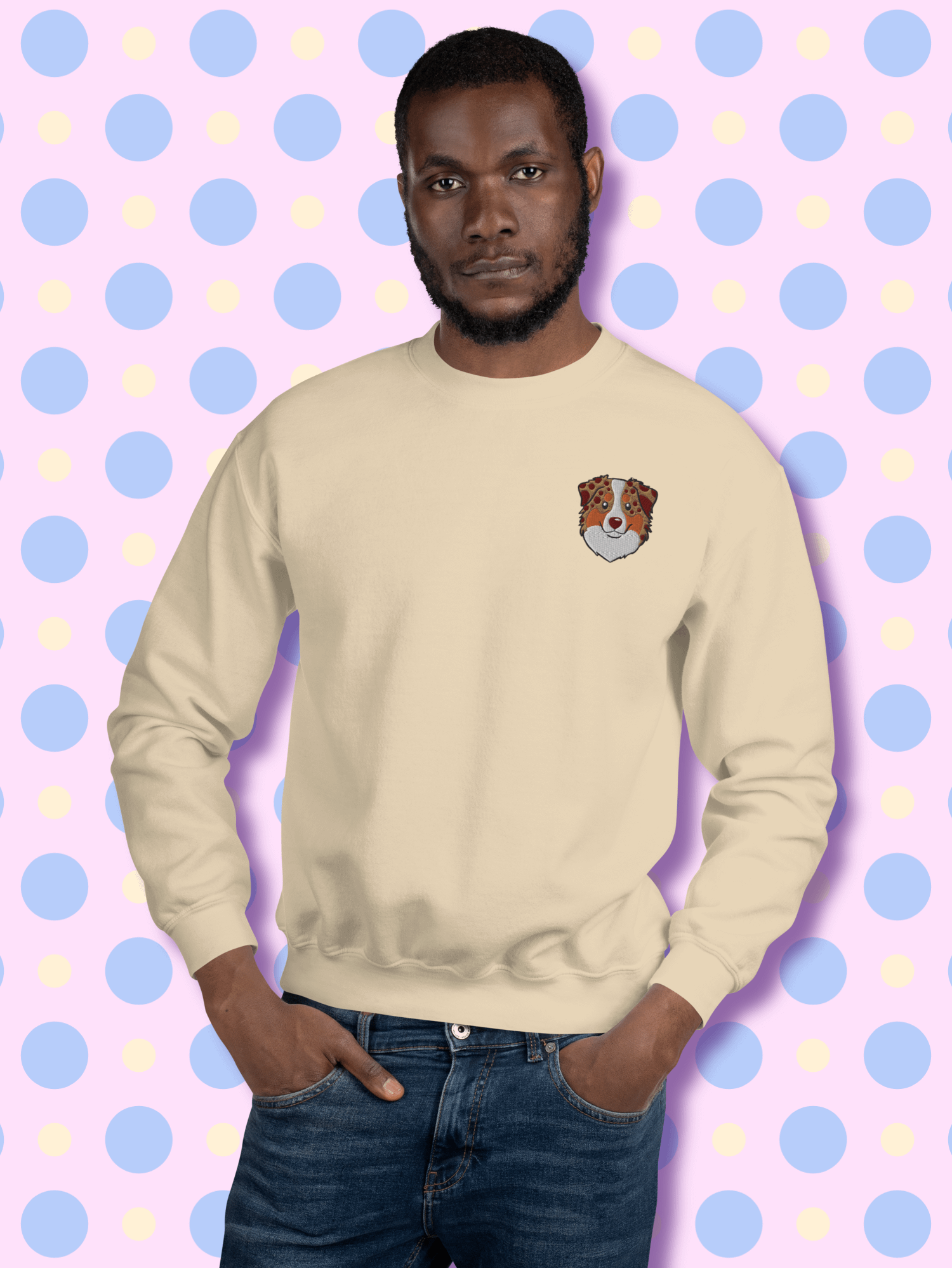Cute Australian Shepherd Dog Crewneck product image (3)
