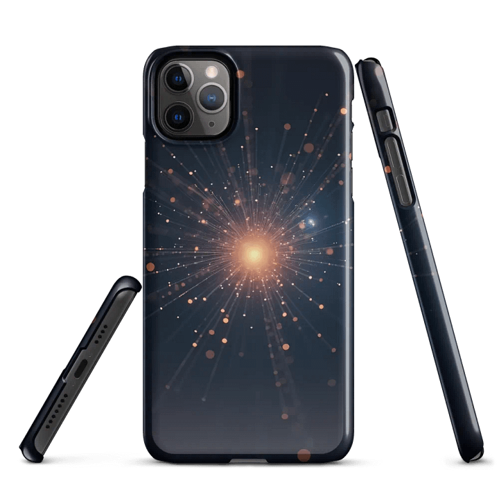 Snap Case for iPhone – Cosmic Light Outburst product image (5)
